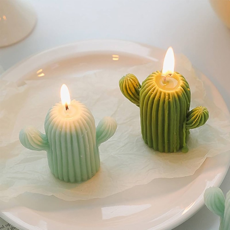 Moule En Silicone Pour Bougies -  Cactus