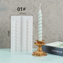 Moule en silicone pour Bougie spirale – Plusieurs modèles