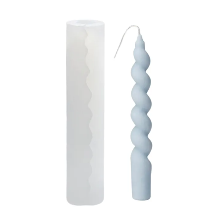 Moule Silicone En Forme Spirale Pour Bougies