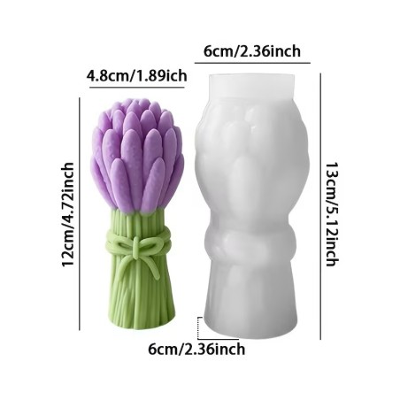 moule en silicone de bougie bouquet de fleur
