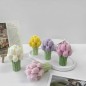 moule en silicone de bougie bouquet tulipe