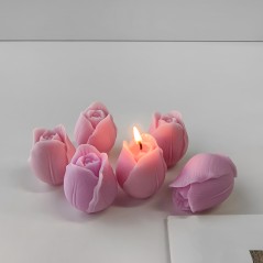 moule en silicone de bougie tulipe