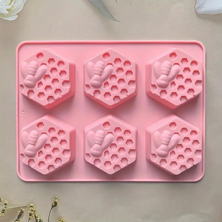 moule en silicone de savon nid d'abeille