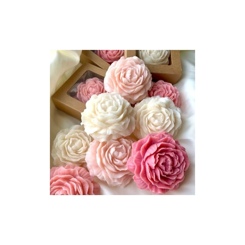 Moule En Silicone Pour Bougies - Fleur De Pivoine