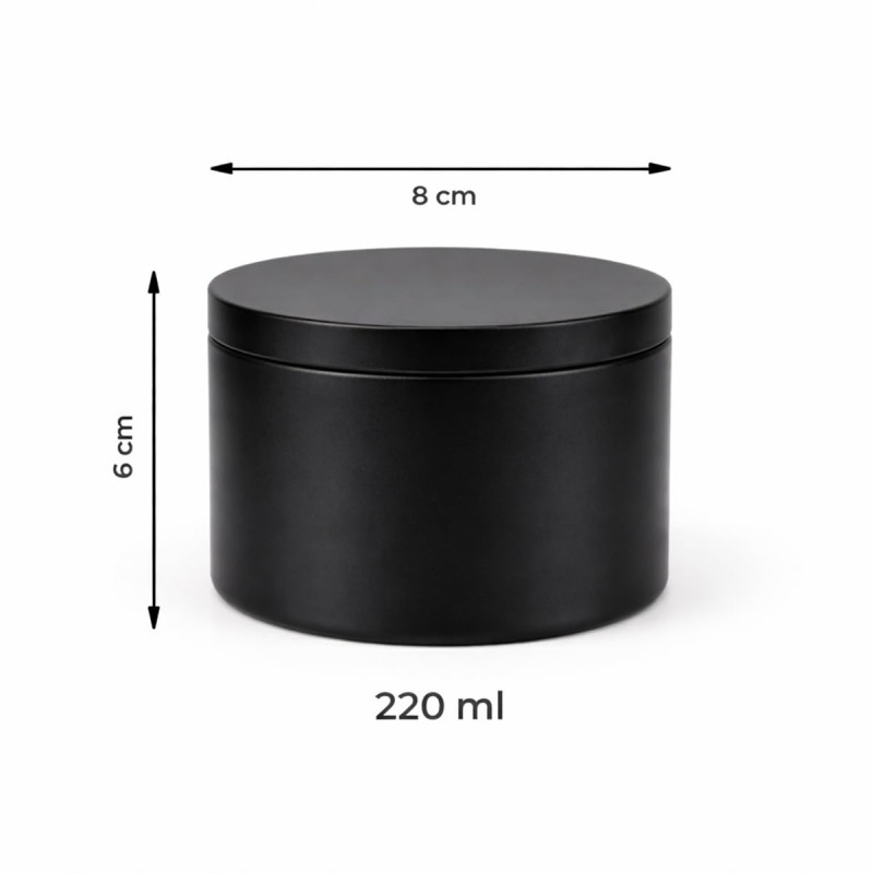 Pot en metal contenance 220ml