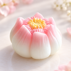 moule en silicone de bougie fleur