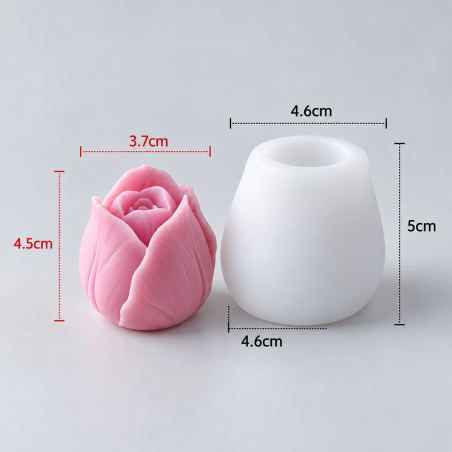 moule en silicone de bougie tulipe