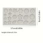 Moule en silicone Mini-motifs floraux et décoratifs Moule en silicone Mini-motifs floraux et décoratifs