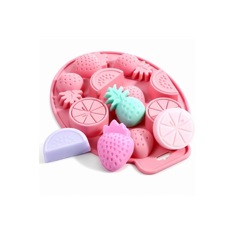 Moule en silicone Fruits variés – Multi-empreintes