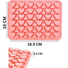 Moule En Silicone Décoration Mini-cœurs – 1,5 cm