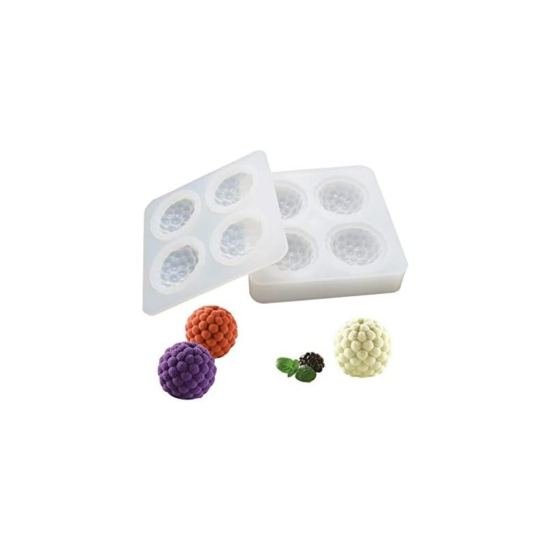 Moule silicone forme framboise