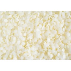 Cire d'abeille blanche en pastilles 100% naturelle (1kg)