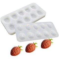 Moule en silicone Fraises 3D