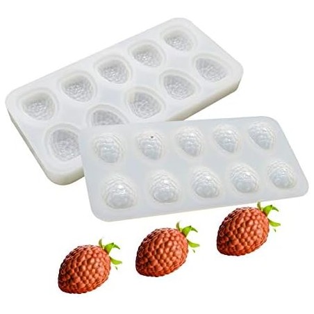 Moule en silicone Fraises 3D