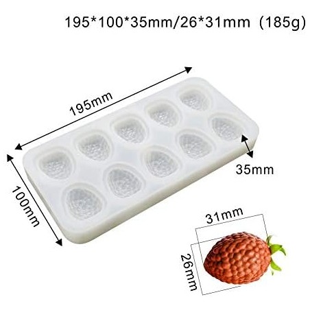 Moule en silicone sous forme de framboise