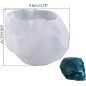 moule en silicone de plâtre sous forme de crâne
