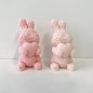 moule en silicone de bougie lapin