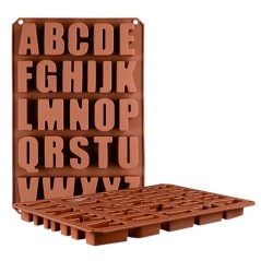 Moule en silicone Grandes lettres de l'alphabet