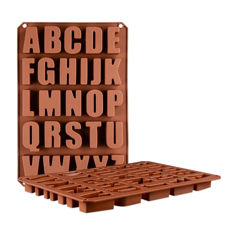 Moule en silicone Grandes lettres de l'alphabet