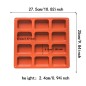 moule en silicone à savon rectangle