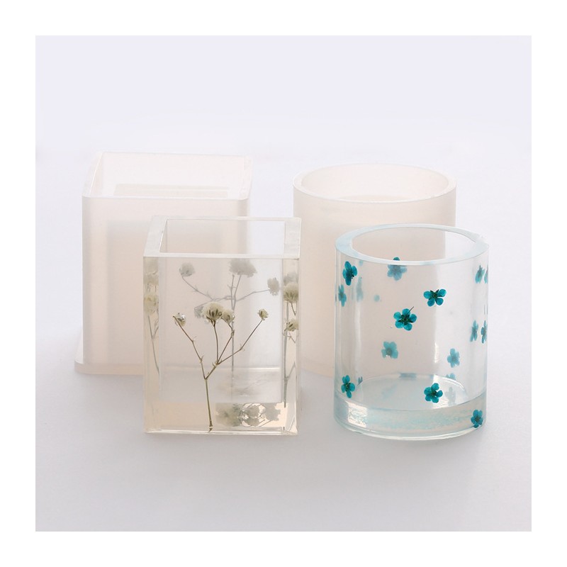 Moule rond + carre 6cm (2 piece )