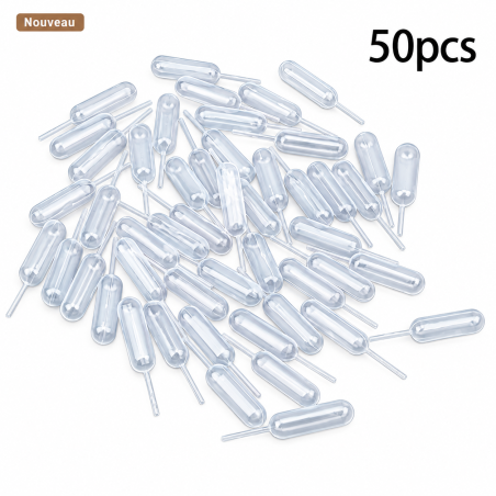 Lot de 50 pipettes jetables 4 ml