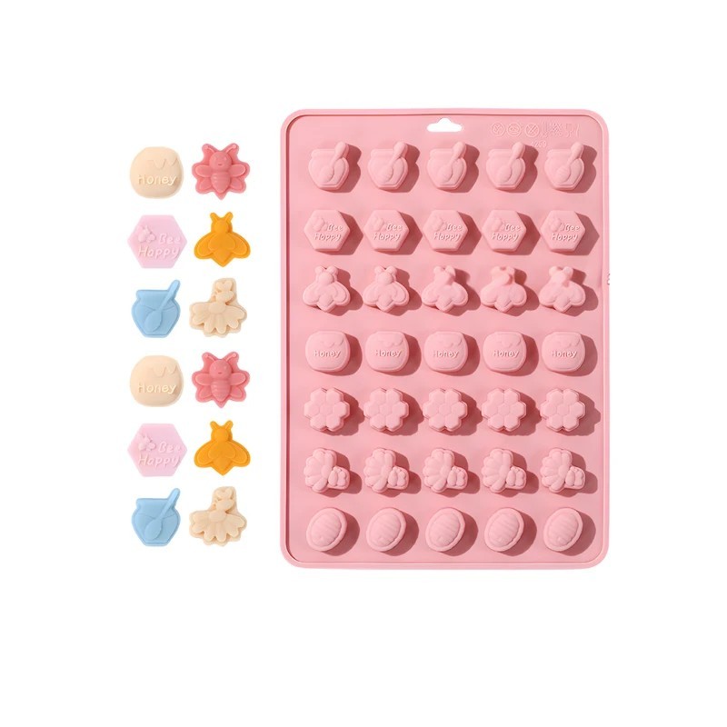 Moule en silicone Abeilles et miel