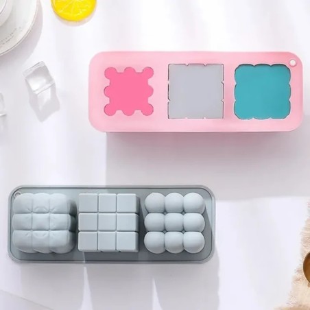 Moule en silicone Bubble Cube – 3 formes