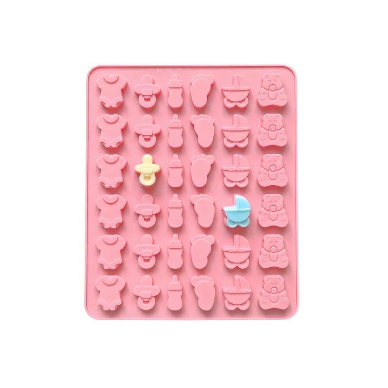 Moule en silicone Motifs bébé pour décorations