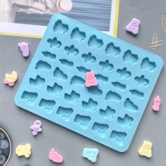 Moule en silicone Motifs bébé pour décorations