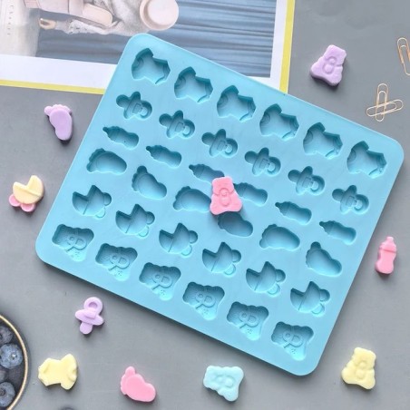 moule en silicone de bebe