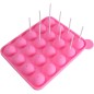 Moule en silicone Cake Pops ronds – 20 empreintes