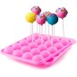 Moule en silicone Cake Pops ronds – 20 empreintes