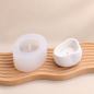 Moule en silicone Pour Plâtre et résine - Pot irrégulier effet pierre