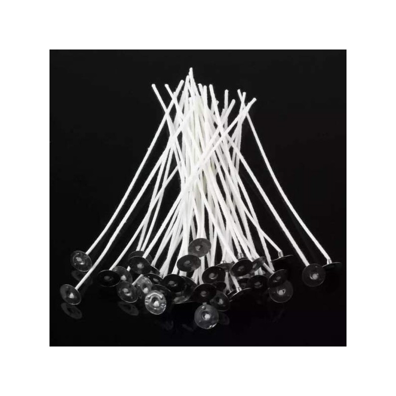 Meche bougie armée 10 pcs