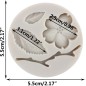Moule en silicone Fleur, feuilles et branche