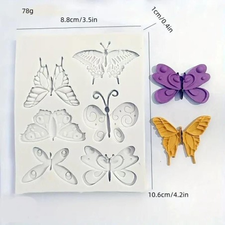 Moule En Silicone Papillons décoratifs