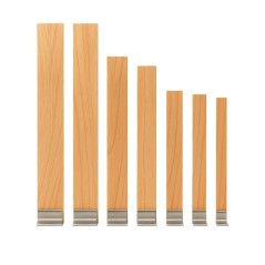 Lot de 10 mèches en bois pour bougies