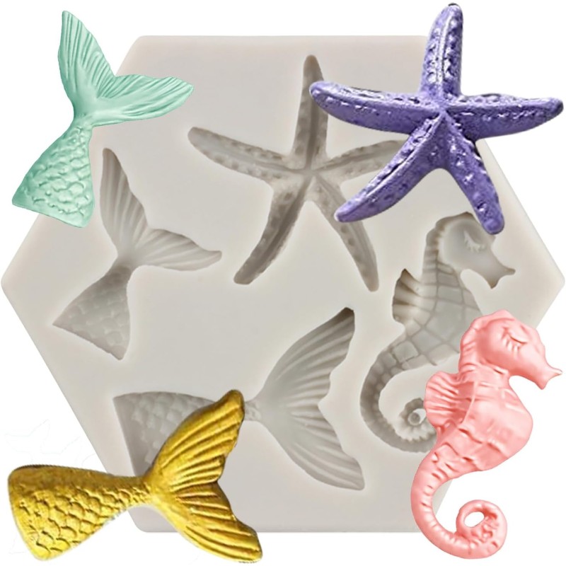 Moule en silicone Thème marin décoratif