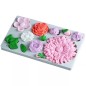Moule en silicone Fleurs variées – Marguerites et roses Moule en silicone Fleurs variées – Marguerites et roses