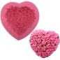 Moule En Silicone Pour bougie - Coeur Rose