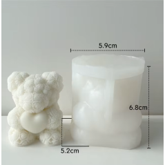 Moule En Silicone Pour Bougies Nounours– Petit Modèle