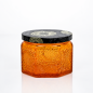 Pot en verre texturé avec couvercle métallique – 100 ml Pot en verre texturé avec couvercle métallique – 100 ml