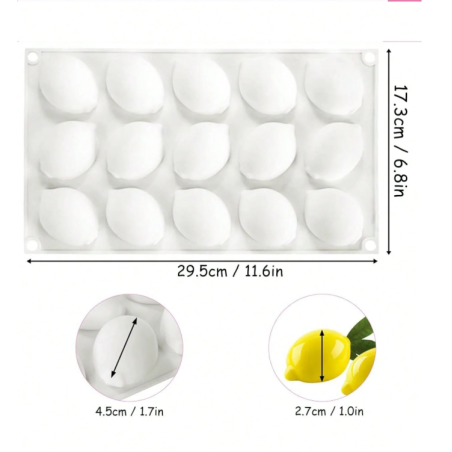 Moule en silicone Citrons
