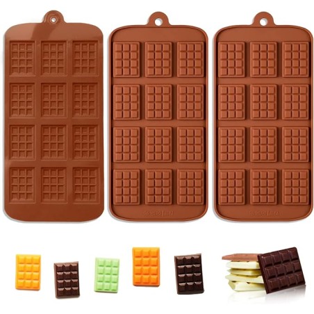 Moule en silicone Mini-tablettes de chocolat