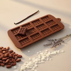 Moule en silicone Mini-tablettes de chocolat