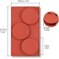 Moule en silicone pour savon rond Moule en silicone pour savon rond