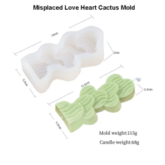 Moule en silicone Pou bougie Fleurs décoratives – 4 modèles