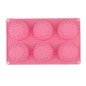 Moule en silicone pour savon rond floral